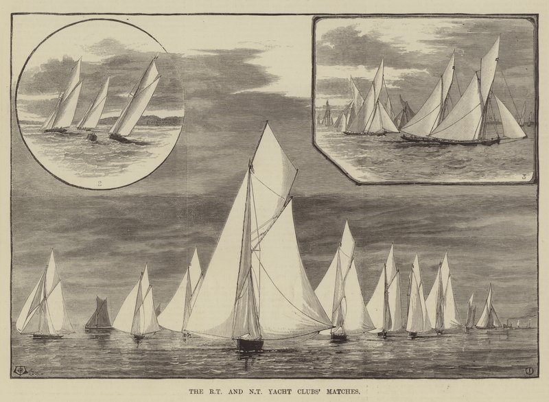 Royal Thames ja New Thames Yacht Clubs -ottelut tekijältä Thomas Harrington Wilson