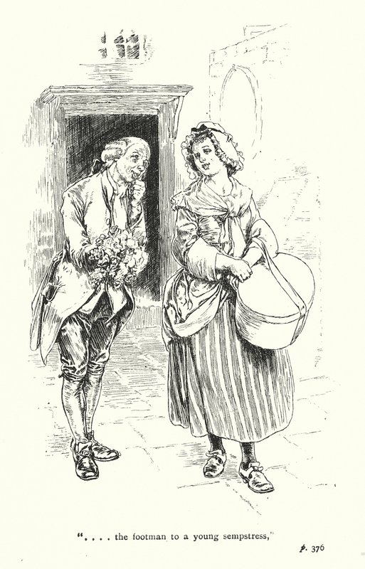 Kuvitus Laurence Sternen teokseen A Sentimental Journey (litografia). tekijältä Thomas Heath Robinson