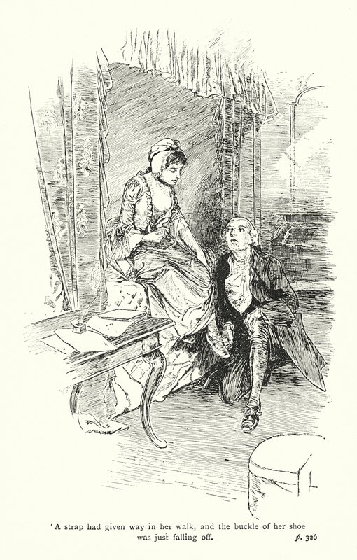 Kuvitus Laurence Sternen teokseen A Sentimental Journey (litografia). tekijältä Thomas Heath Robinson