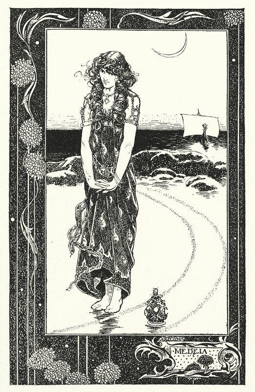 Medeia (litografia) tekijältä Thomas Heath Robinson