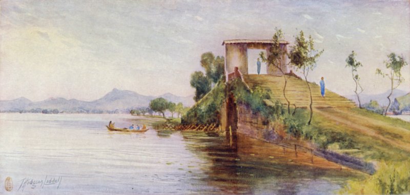 Hangchow, silta Causewaylla, West Lake tekijältä Thomas Hodgson Liddell