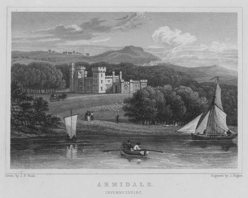 Armidale, Invernesshire (kaiverrus) tekijältä Thomas Hosmer Shepherd