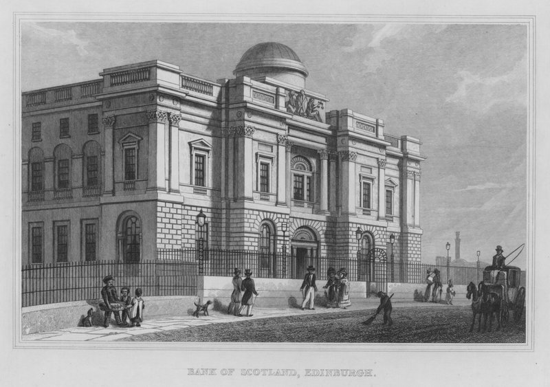 Bank of Scotland, Edinburgh (kaiverrus) tekijältä Thomas Hosmer Shepherd