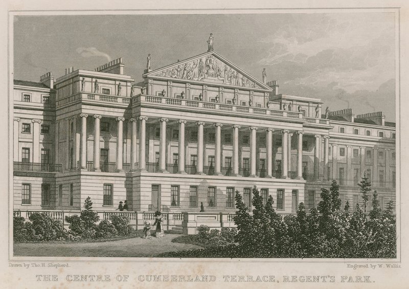 Center of Cumberland Terrace, Regent