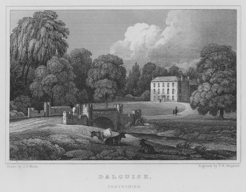 Dalguise, Perthshire (kaiverrus) tekijältä Thomas Hosmer Shepherd