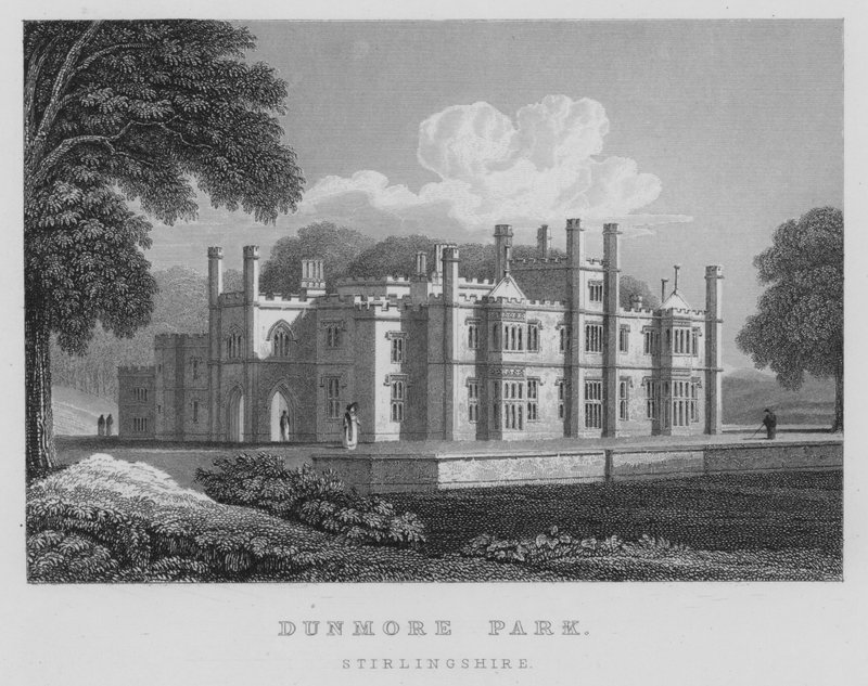 Dunmore Park, Stirlingshire (kaiverrus) tekijältä Thomas Hosmer Shepherd