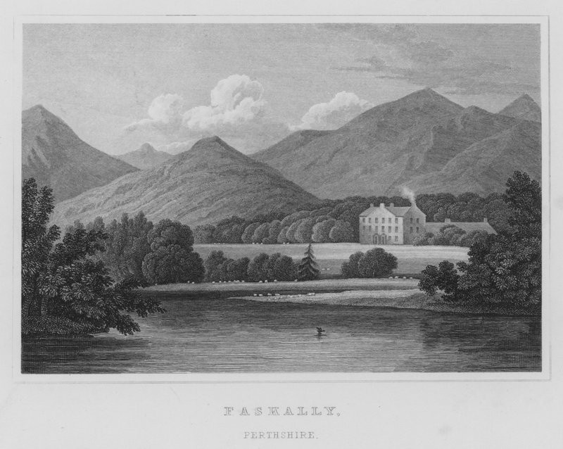 Faskally, Perthshire (kaiverrus) tekijältä Thomas Hosmer Shepherd
