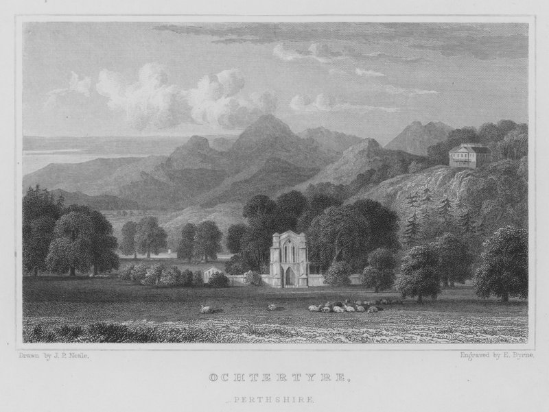 Ochtertyre, Perthshire (kaiverrus) tekijältä Thomas Hosmer Shepherd