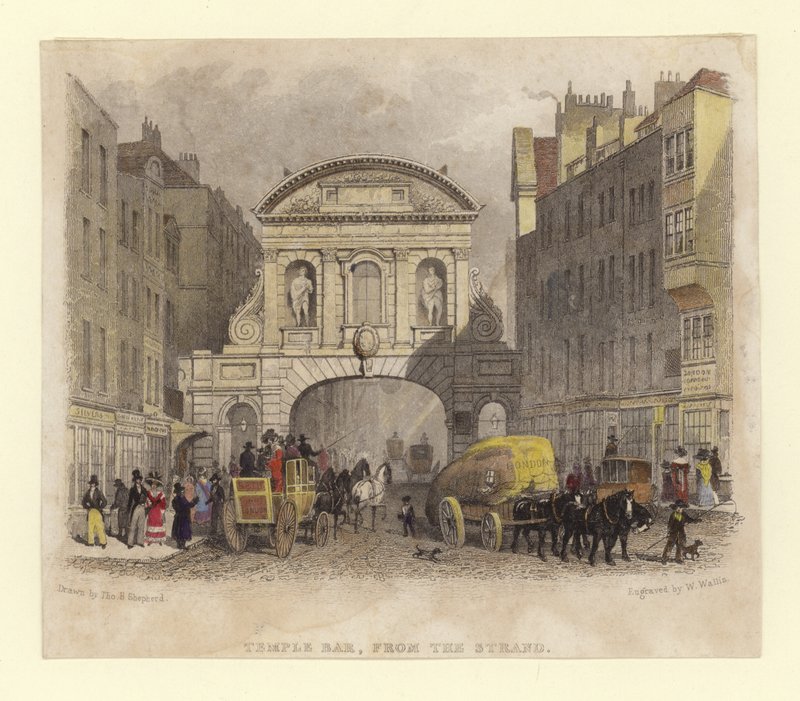 Temple Bar tekijältä Thomas Hosmer Shepherd