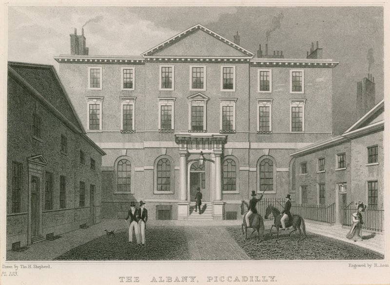 The Albany, Piccadilly, Lontoo tekijältä Thomas Hosmer Shepherd