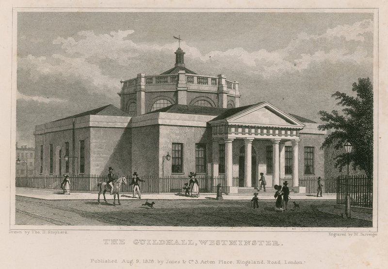 Guildhall, Westminster, Lontoo tekijältä Thomas Hosmer Shepherd