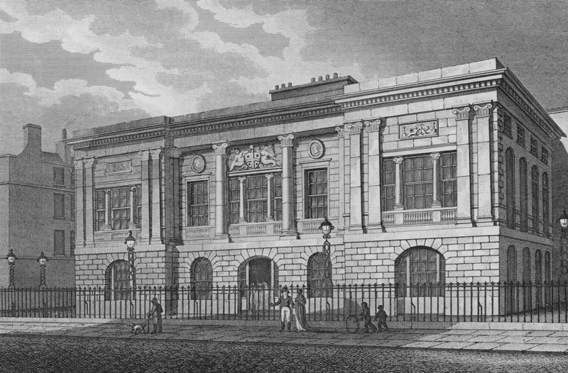 Trinity House, Tower Hill, Lontoo (kaiverrus) tekijältä Thomas Hosmer Shepherd
