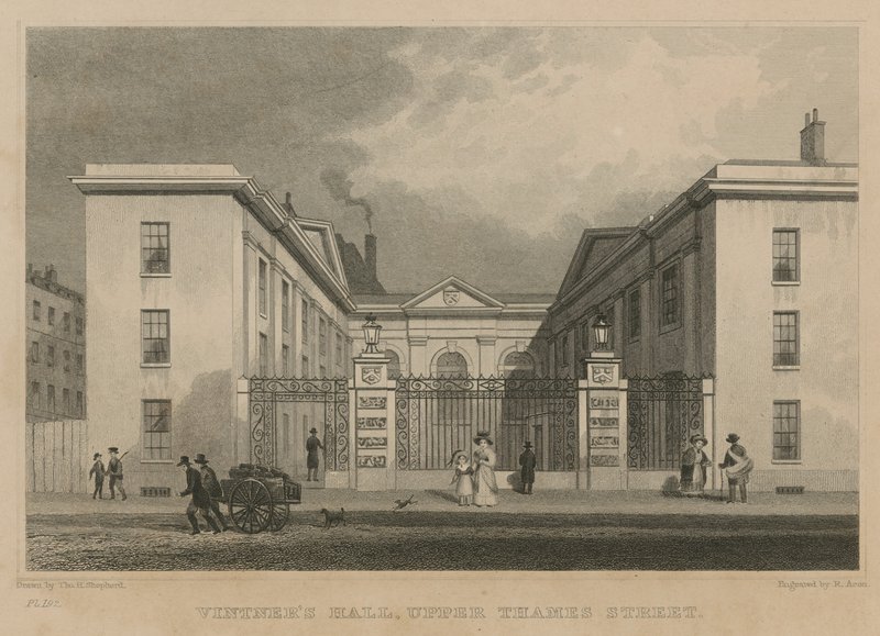 Vintners Hall, Upper Thames Street, Lontoo tekijältä Thomas Hosmer Shepherd