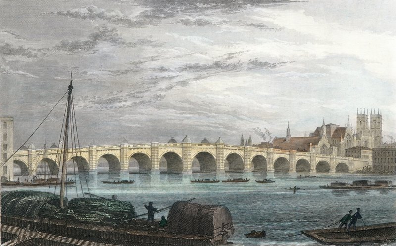 Westminster Bridge, Lontoo tekijältä Thomas Hosmer Shepherd