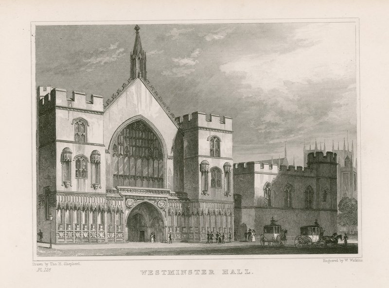 Westminster Hall tekijältä Thomas Hosmer Shepherd