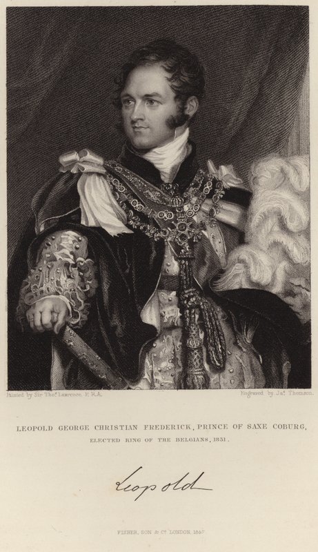 Kuningas Leopold I:n muotokuva tekijältä Thomas Lawrence