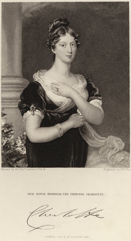 Walesin prinsessa Charlotte tekijältä Thomas Lawrence