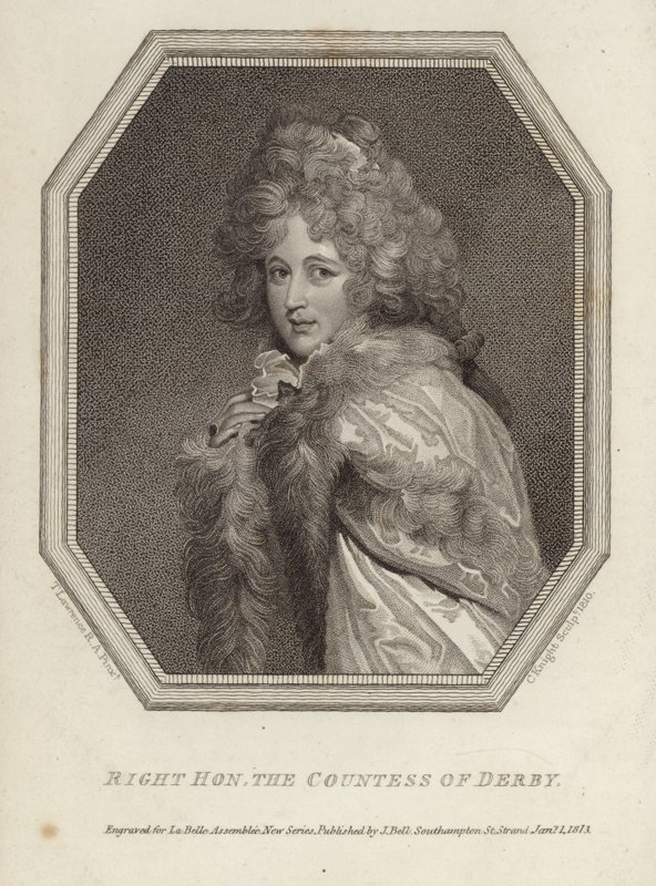 Oikea Derbyn kreivitär tekijältä Thomas Lawrence