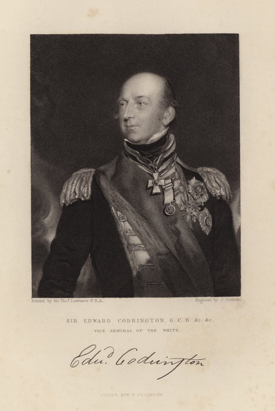 Sir Edward Codrington tekijältä Thomas Lawrence