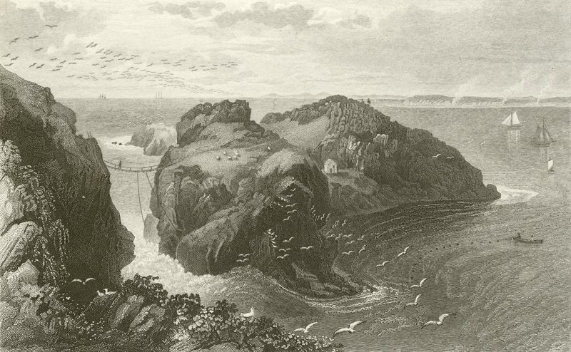 Carrick A Rede, Antrimin rannikko, Irlanti tekijältä Thomas Mann Baynes
