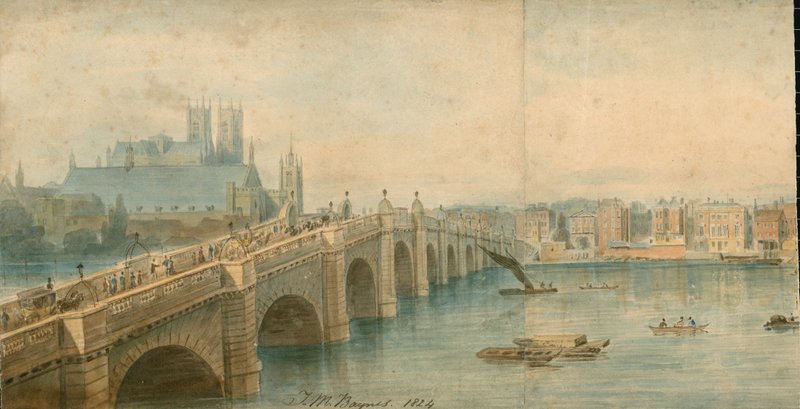 Panoraama Thames-joen pohjoispuolelta, 13 osaa. tekijältä Thomas Mann Baynes