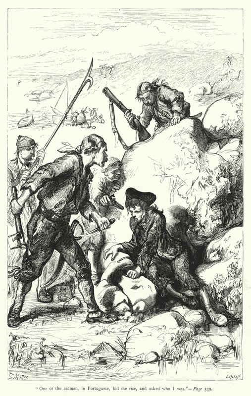 Kuvitus Jonathan Swiftin teokselle Gulliver