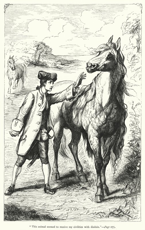 Kuvitus Jonathan Swiftin teokselle Gulliver