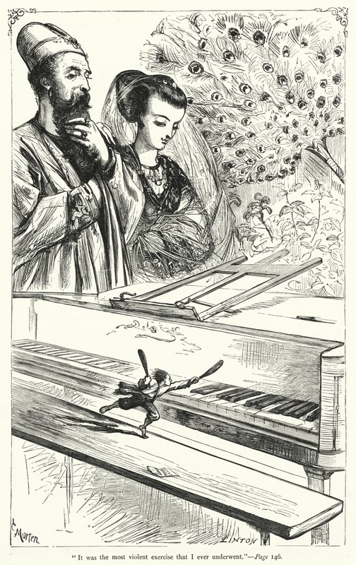 Kuvitus Jonathan Swiftin teokselle Gulliver