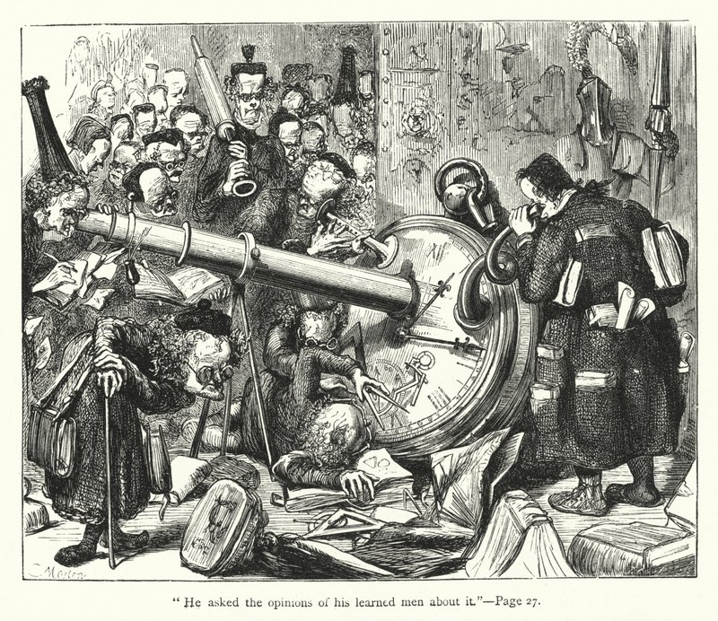 Kuvitus Jonathan Swiftin teokselle Gulliver