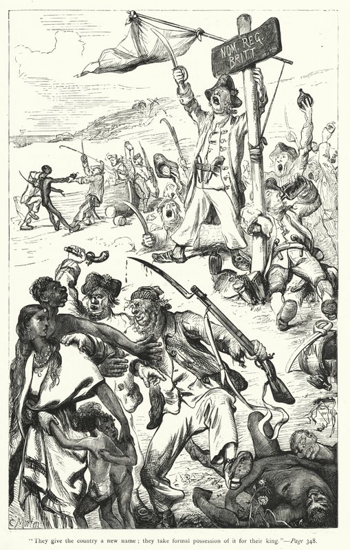 Kuvitus Jonathan Swiftin teokselle Gulliver