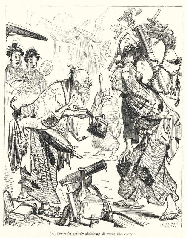 Kuvitus Jonathan Swiftin teokselle Gulliver