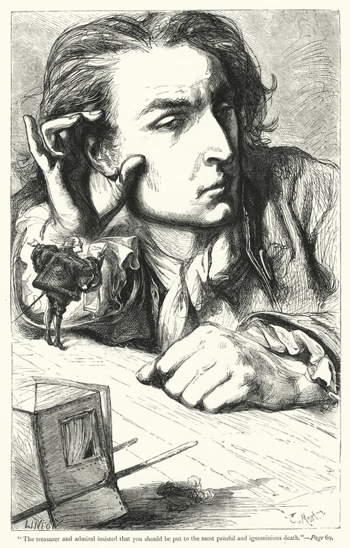 Kuvitus Jonathan Swiftin teokselle Gulliver