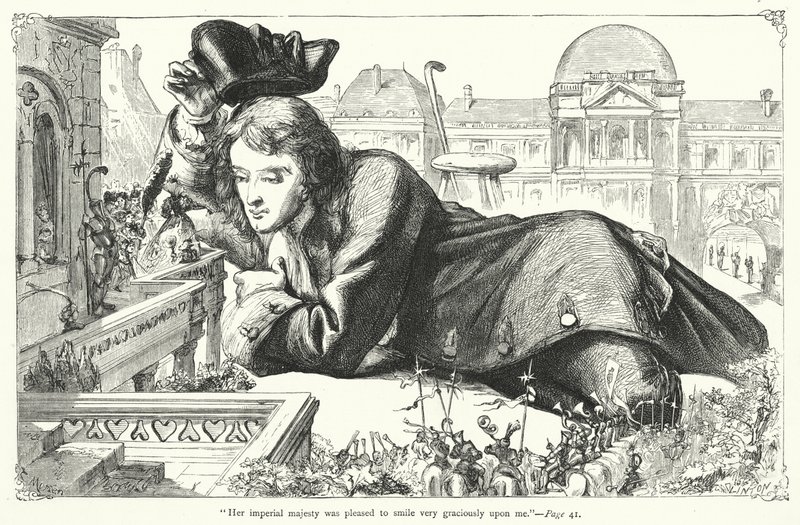 Kuvitus Jonathan Swiftin teokselle Gulliver
