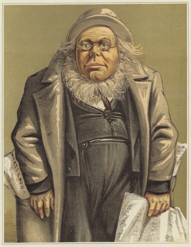 Karikatyyri Horace Greeleystä tekijältä Thomas Nast