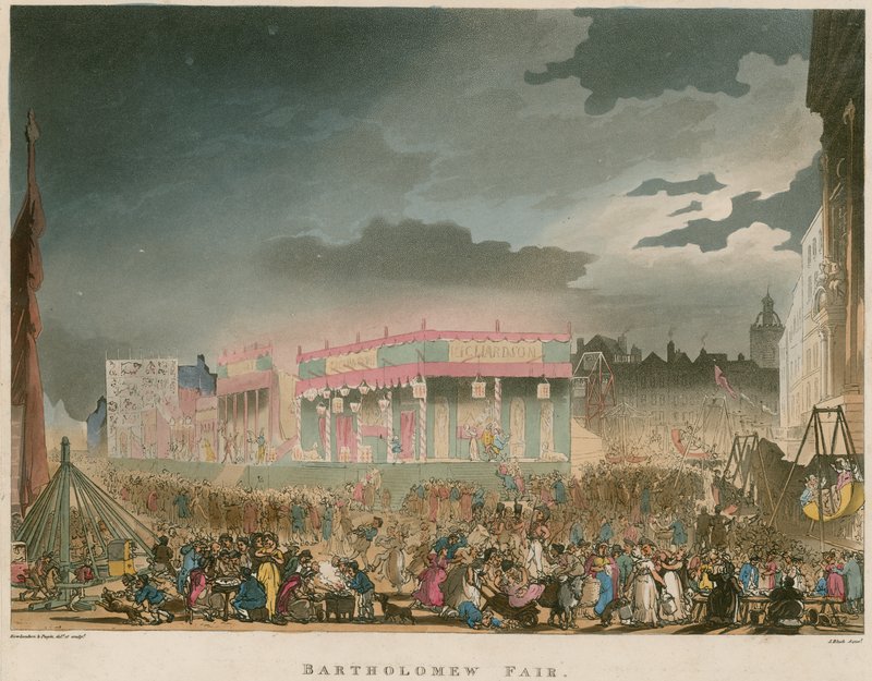 Bartolomeuksen messut tekijältä Thomas Rowlandson