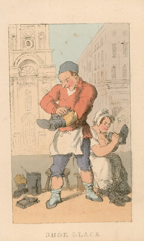 Musta kenkä tekijältä Thomas Rowlandson
