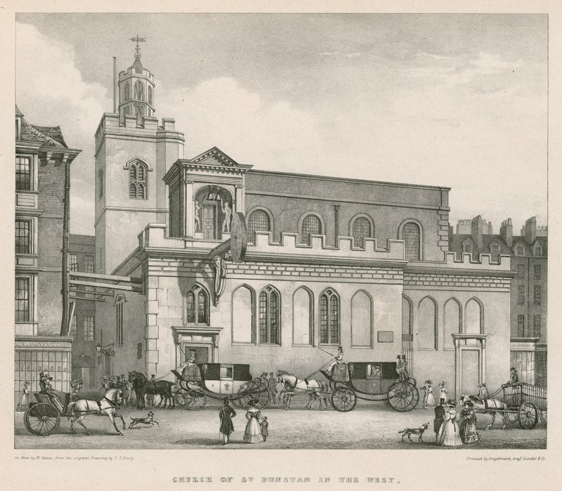 Pyhän Dunstanin kirkko lännessä tekijältä Thomas Talbot Bury