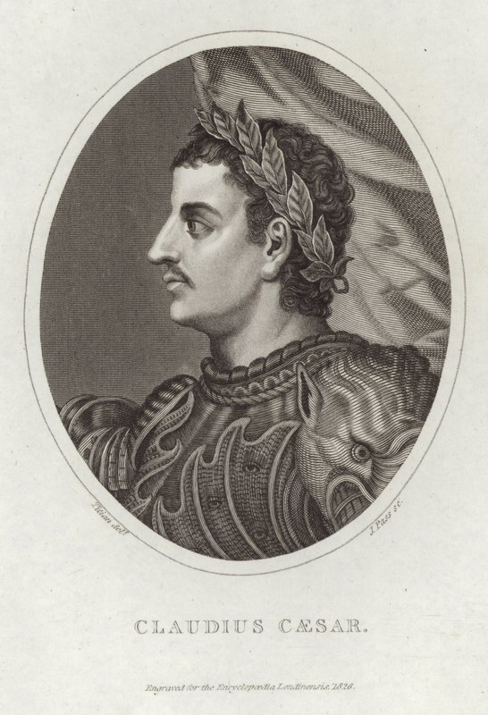 Claudius Caesarin muotokuva tekijältä Tiziano Vecelli
