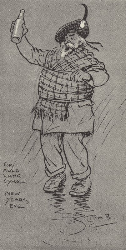 Auld Lang Syne, uudenvuodenaatto tekijältä Tom Browne
