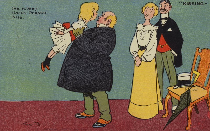 Suutelee, Slobby-setä Podger Kiss tekijältä Tom Browne