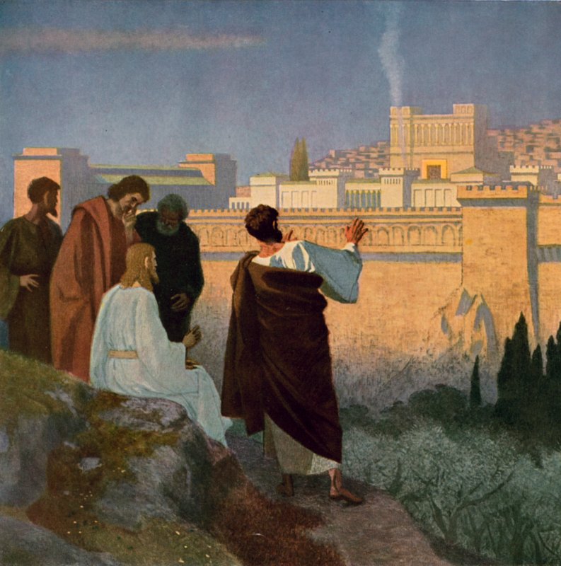 Jeesus profetoi Jerusalemin temppelin tuhoamisesta tekijältä Unbekannt Unbekannt
