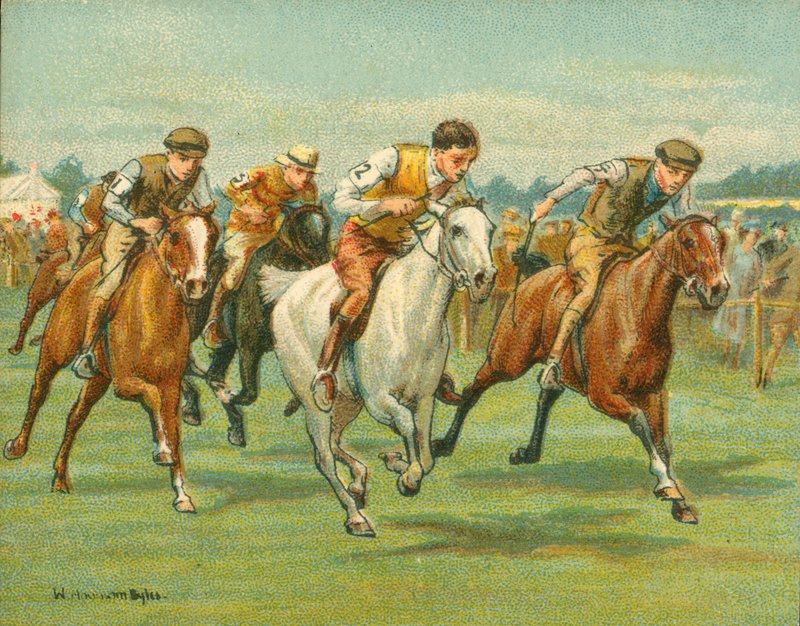Historialliset ja modernit kilpailut, Pony Races tekijältä Unbekannt Unbekannt