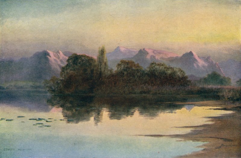 Auringonlasku Wular-järvellä tekijältä Unbekannt Unbekannt