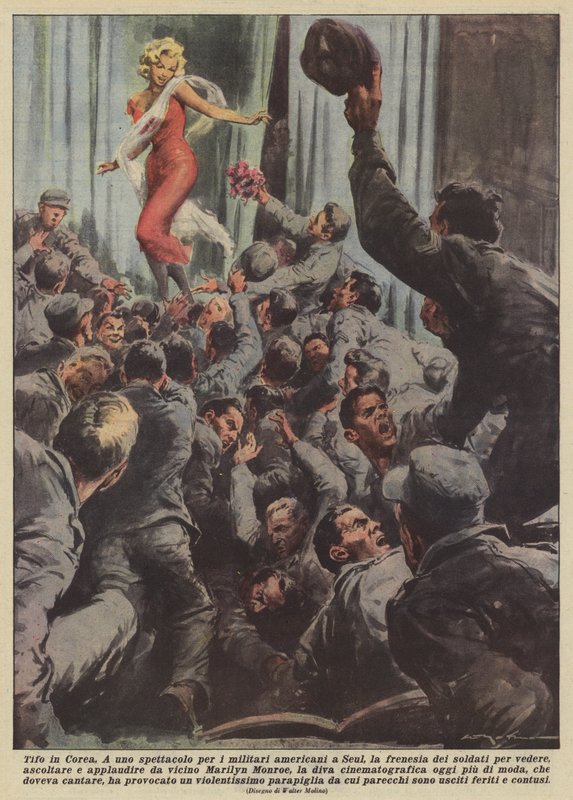 Koreassa hurrataan (värilitro) tekijältä Unknown artist