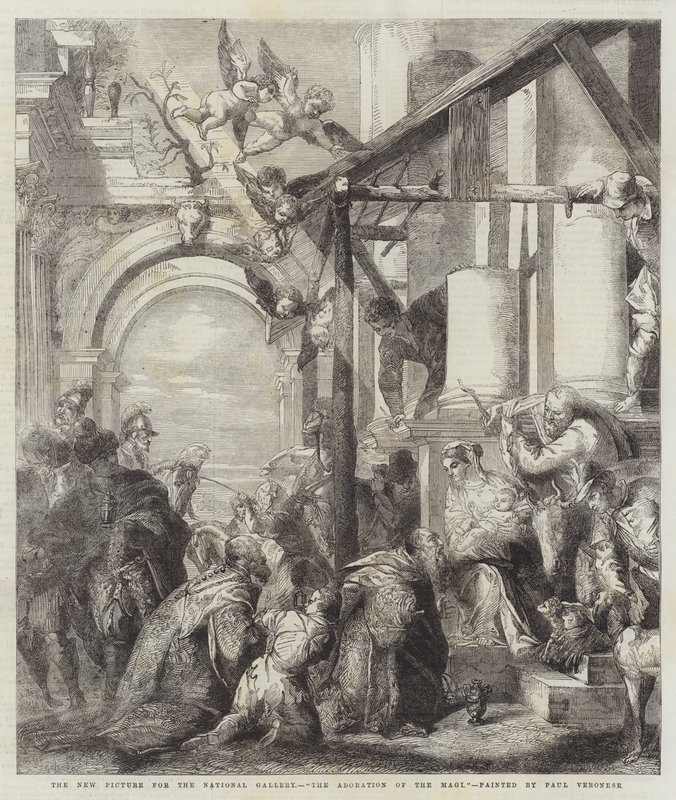 Taikaiden palvonta tekijältä Paolo Veronese