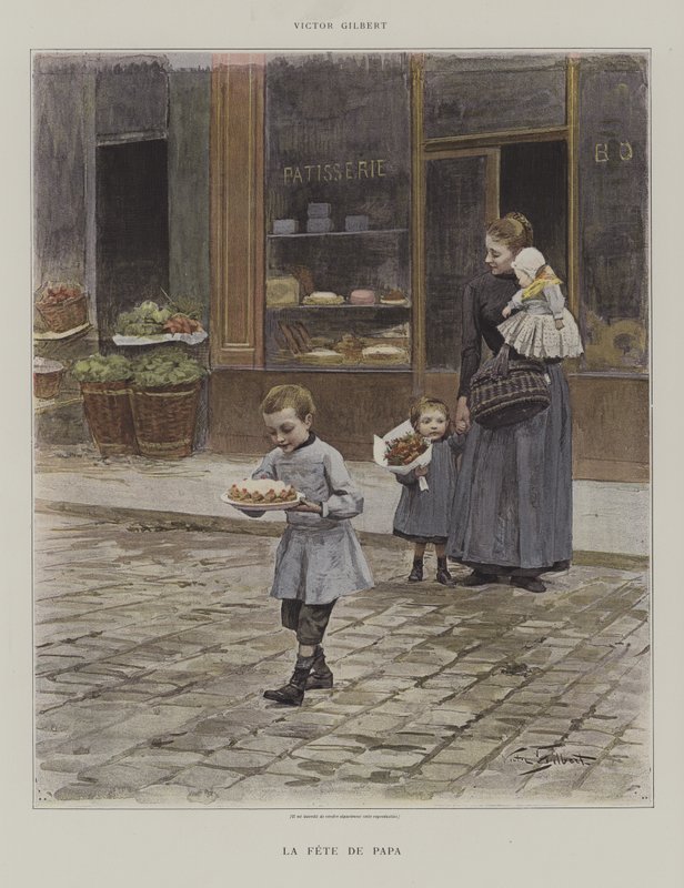 La Fete de Papa tekijältä Victor Gabriel Gilbert