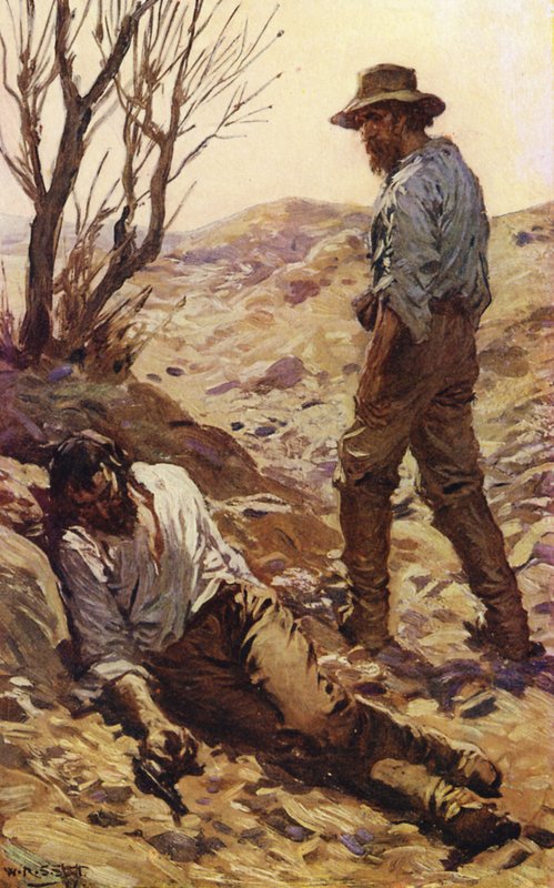 Burken kuolema (värinen lito) tekijältä W.R.S. (after) Stott