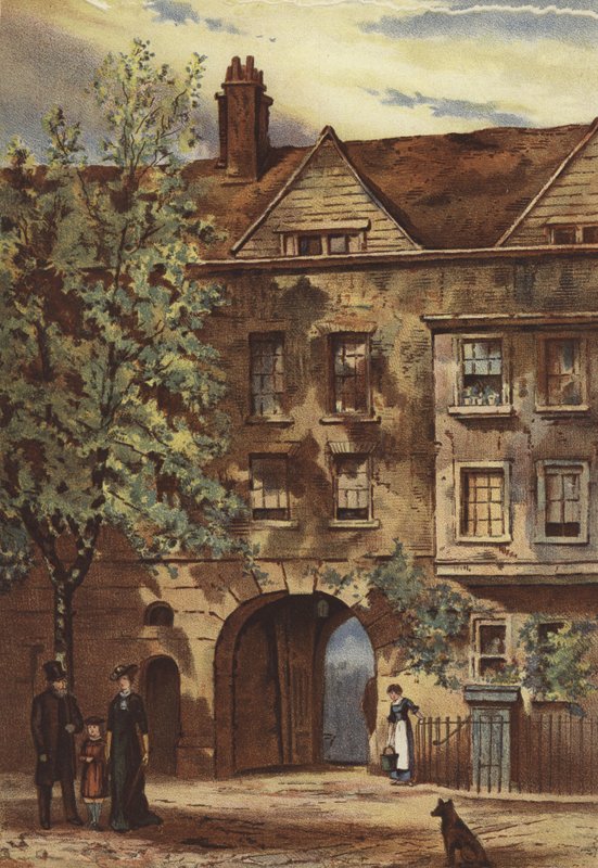 Staple Inn, Holborn (kromoliitti) tekijältä Waldo Sargeant
