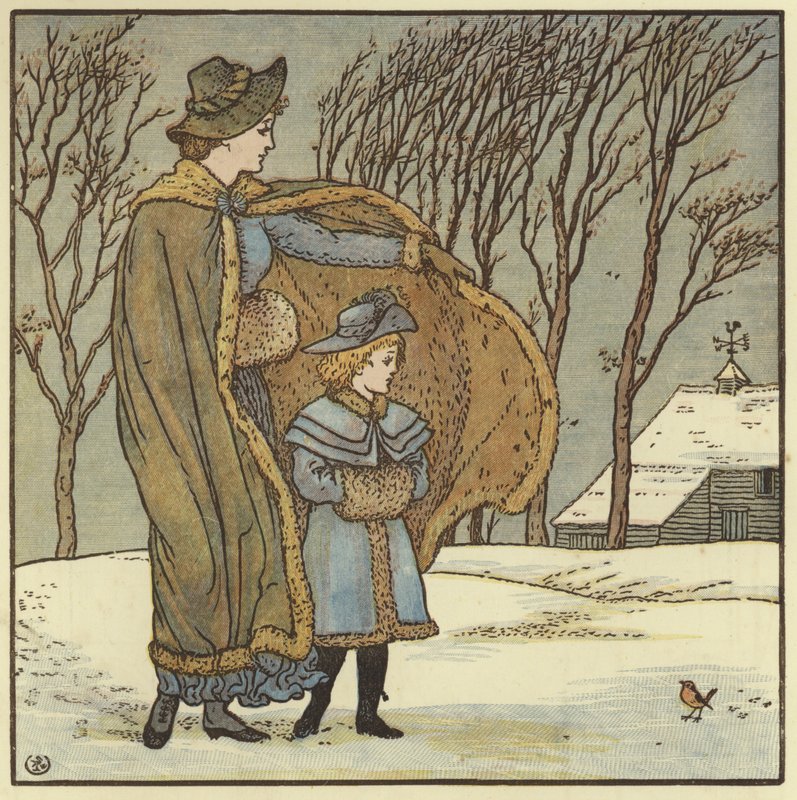 Pohjoistuuli puhaltaa tekijältä Walter Crane