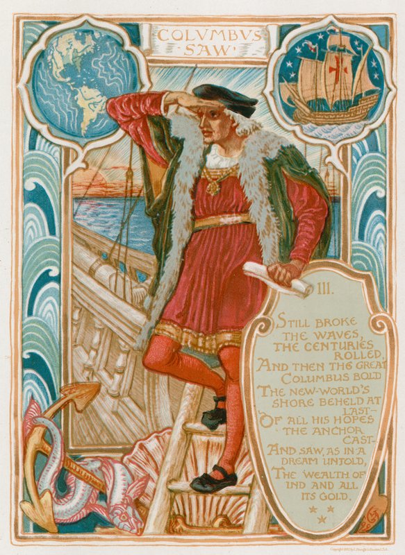 Columbus Saha tekijältä Walter Crane